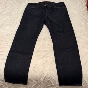 Dark Wash Men's Straight-Leg Jeans